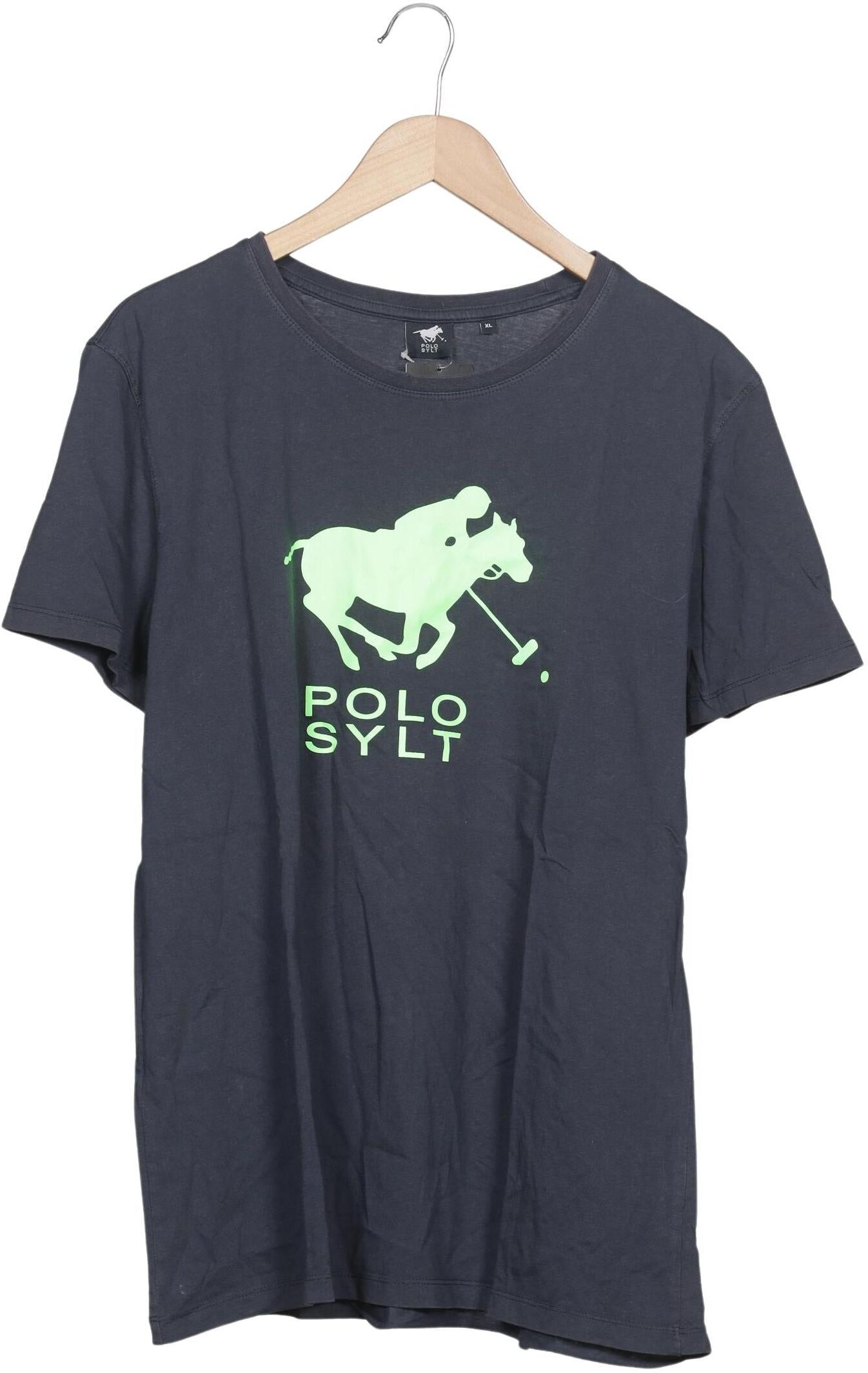 Polo Sylt Herren T-Shirt, Neon, Gr. XL, Baumwolle - Second Hand