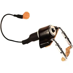 KNA Pickups Pickup Piezo Portatile per Violino VV-3 (Instrumenten Tonabnehmer), Zubehör Instrumente, Schwarz