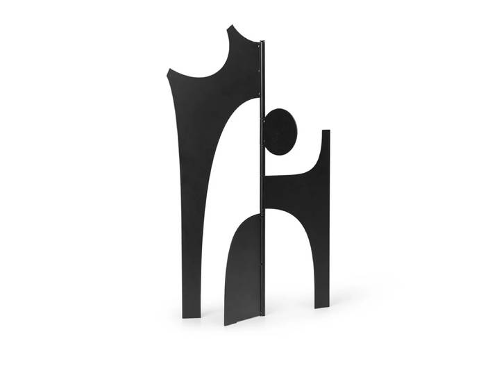 Ferm Living - Contour Skulptur faltbar, schwarz