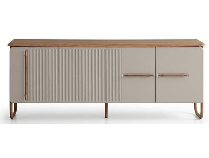 Xlmoebel Lowboard TV Lowboard Stil modern braun Wohnzimmer praktisch komfortabel (1 St., 1-tlg)