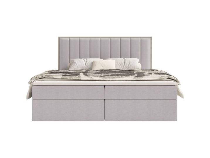 BOXBETT Togents Grau Chenille hydrophob 160x200 cm