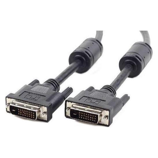 Gembird DVI-D/DVI-D DVI cable Black (4.50 m) (CC-DVI2-BK-15)