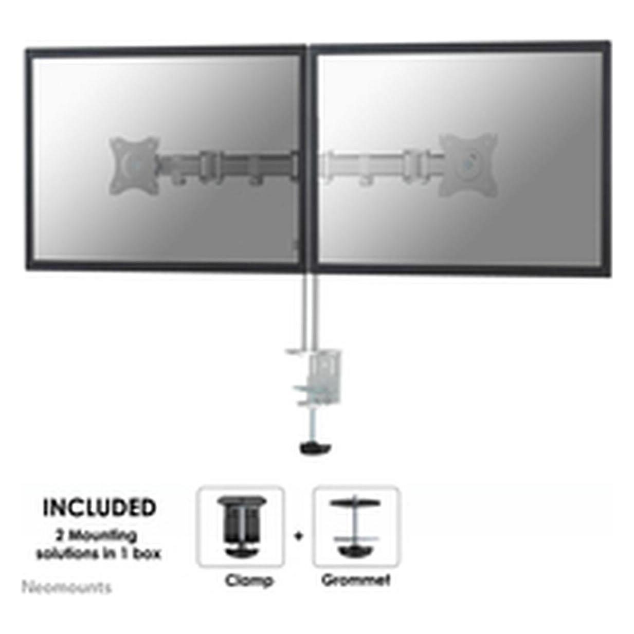 Neomounts FlachbildschirmTischhalterung (Tisch, 27", 16 kg) (NM-D135DSILVER)