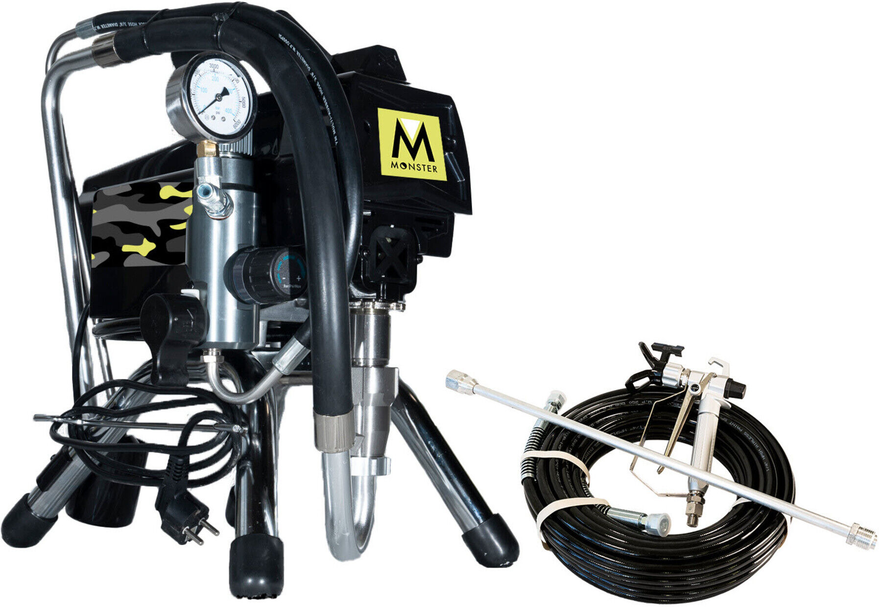 Monster Cable LuckySpray 2.0 STD Airlessanlage mit Zubehör (842021STD)
