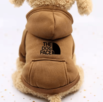 Inspire Picks Cozy Trail Cowboy Pet Sweater For Dogs & Cats coffee s