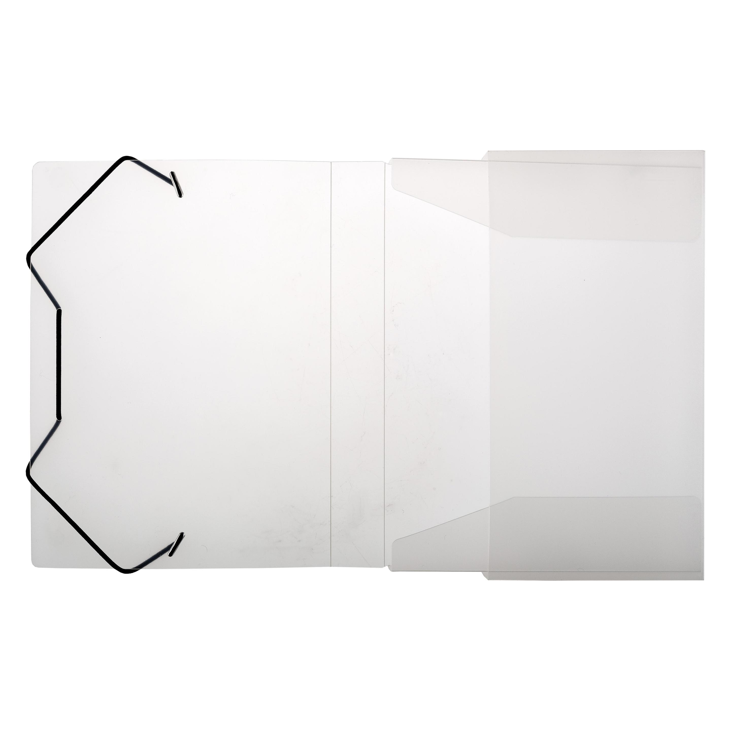 Idena Heftbox A5 Gummizug PP transparent (A5) (22691928)