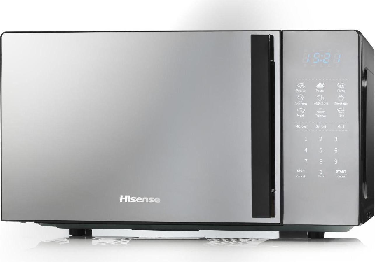 Hisense H20MOMBS4HG Magnetron met grillfunctie, 20 liter, 700 watt, Ingebouwd LED-display