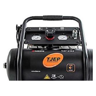 Kyocera Tjep Silent kompressor 8/10-2 - 2 cylinder, 8L tank, 131 liter/min v 0 bar, max 9 bar (123056)