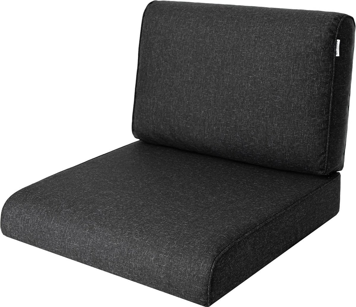Comfortabel Tuinkussen voor Rotan Meubels - Zwart - 50 x 50 cm