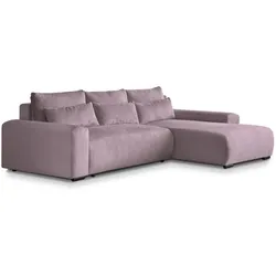 ECKSCHLAFSOFA Benny rosa rechts