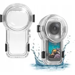 Puluz Obudowa Podwodna Wodoodporna Wodoszczelna Futerał Do 60m Do Insta360 X5 / X 5 / Pu760t, Action Cam Zubehör, Transparent