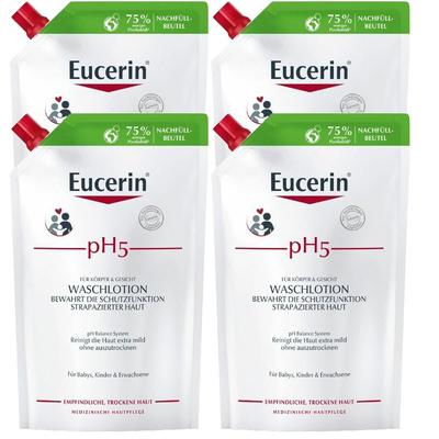 Eucerin pH5 Waschlotion empfindliche Haut Nachfüll x4 4x750 ml Lotion