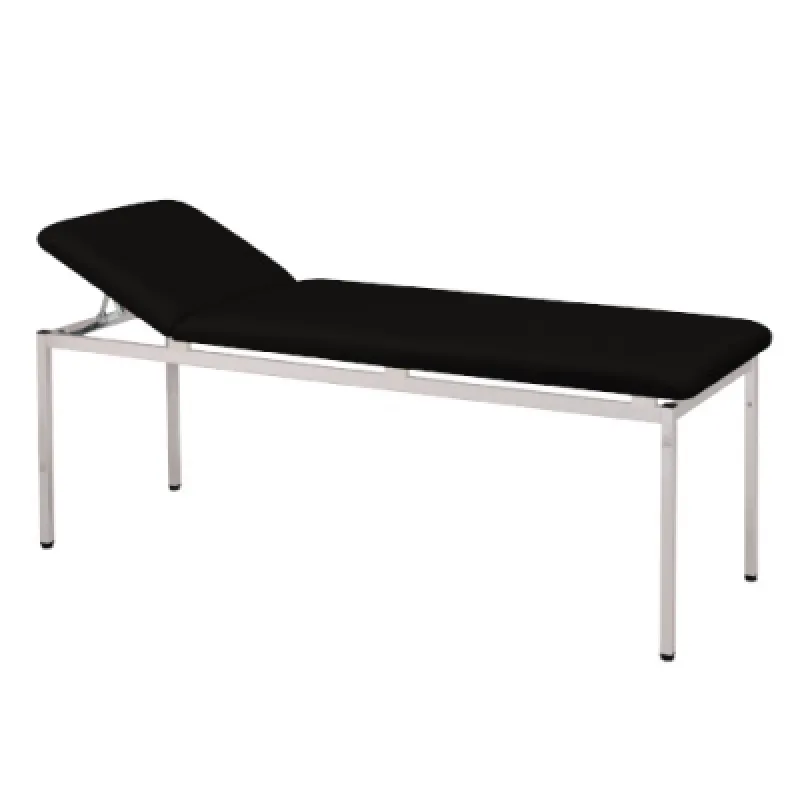 SCHMITZ medical GmbH SCHMITZ varimed Untersuchungsliege 650 x 1950 x 50 mm, Gestell RAL 9002 mit Papierrollenhalter Polsterfarbe Schwarz 57 Classic 211.1080.0-57-9002