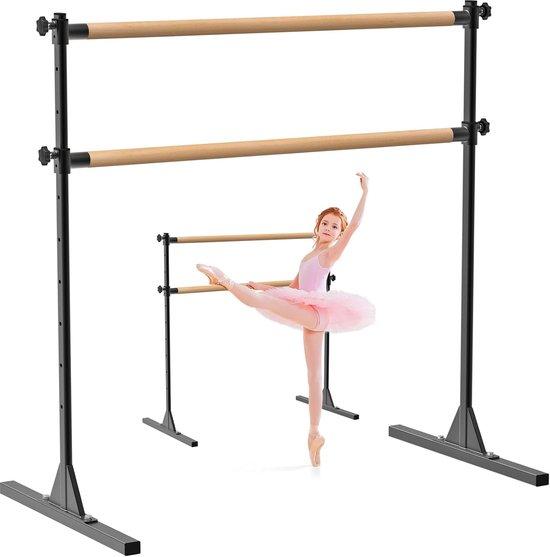 Ballett-Stange für den Hausgebrauch - Tragbare, zusammenklappbare Tanzstange - Höhenverstellbar - Rutschfest - Perfekt für Heimtraining und Ballettübungen