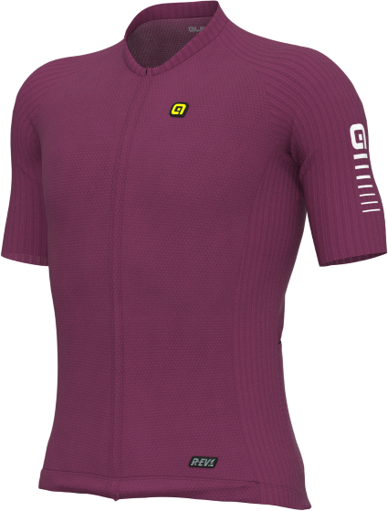 ALE' Maglia ciclismo  R-EV1  SILVER COOLING amaranto