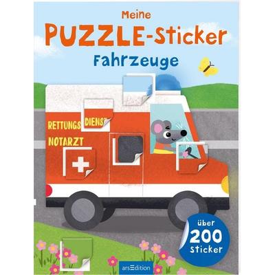 Meine Puzzle-Sticker – Fahrzeuge, Taschenbuch von , arsedition, 978-3-8458-6531-7