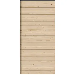 Karibu Zaunfüllung 90cm breit 18,5mm Rundprofil naturbelassen