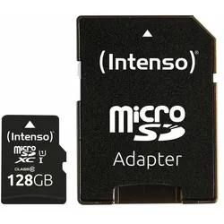 INTENSO Micro SD-XC Card 128GB UHS-I Premium