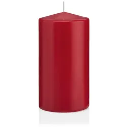 Wiedemann Kerzen dunkelrote Stumpenkerzen 200 x 100 mm, 6 Stück