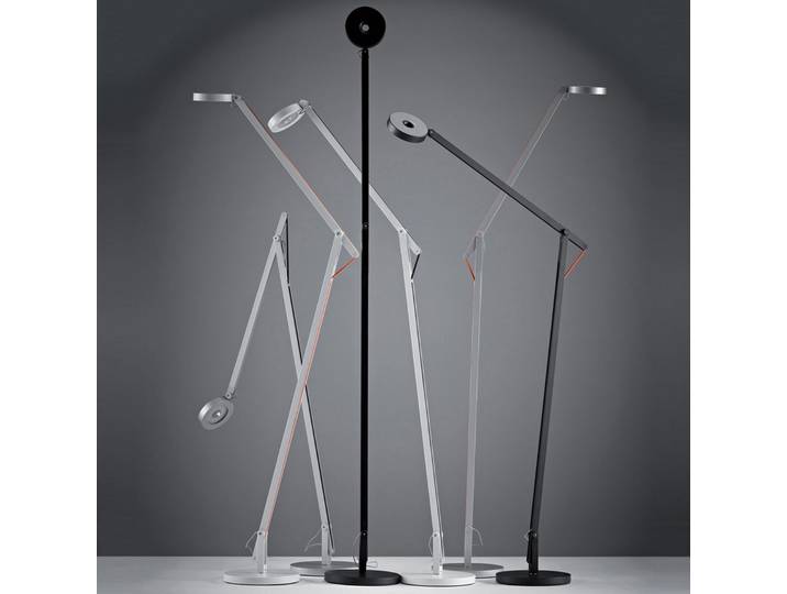String F1 Stehleuchte DTW Matt White/Black - Rotaliana String F1 DTW - Wohnzimmer - Design - Metall - Einflammig