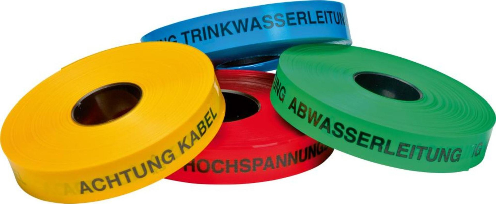 Kelmaplast waarschuwingsband Let op: hoogspanningskabels breedte: 40 mm, lengte: 250 meter
