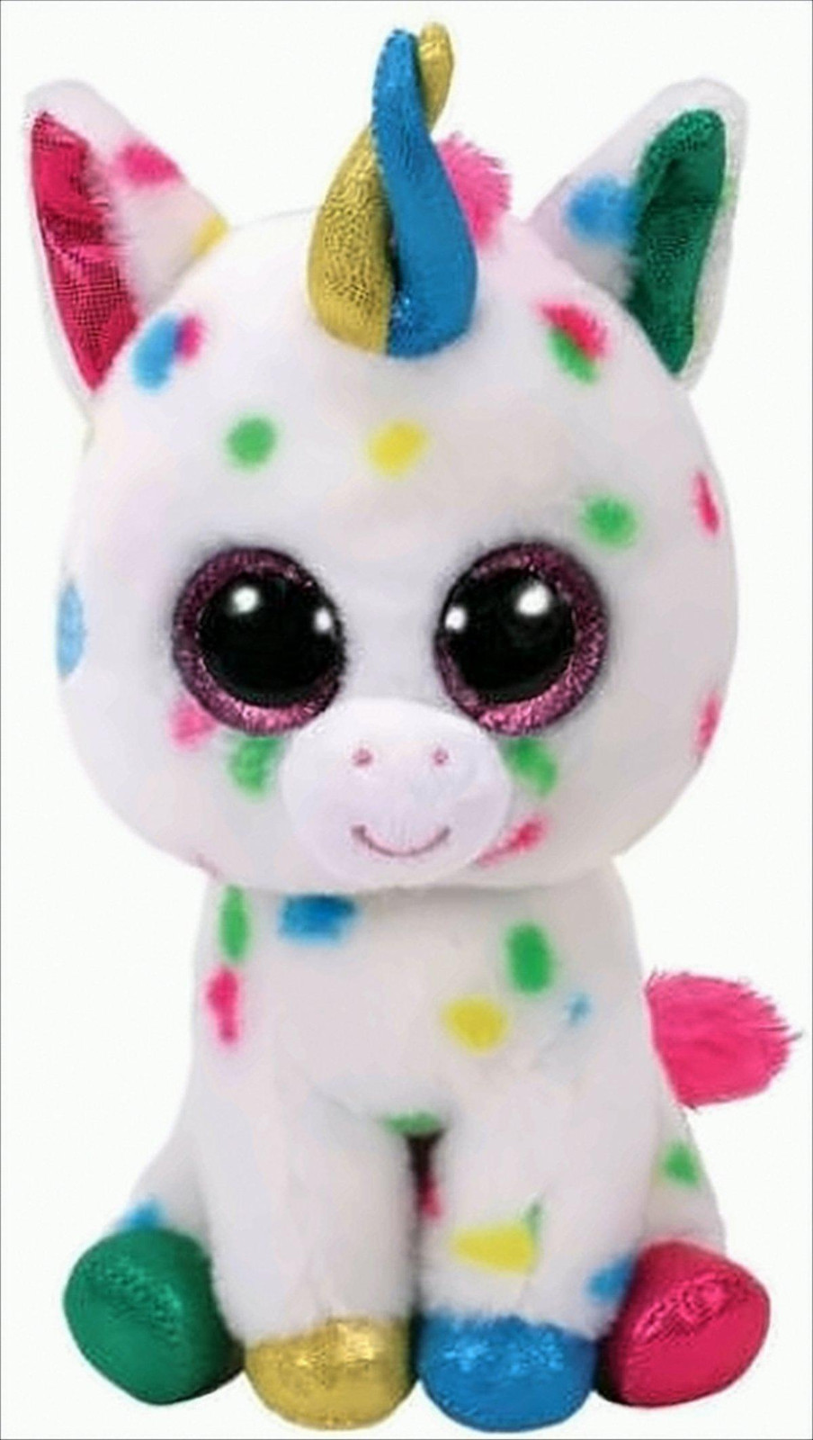 TY Beanie Boos Harmonie Eenhoorn Pluche Knuffel Meerkleurig