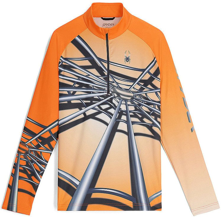 SPYDER Herren Unterzieh Zipshirt Legacy orange   L M