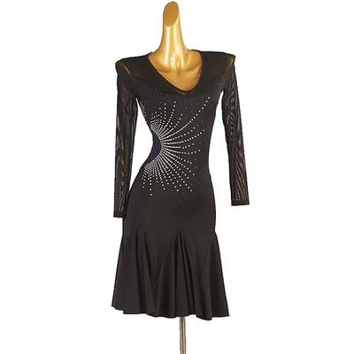 Latein-Tanzkleid für Damen, Rumba-Tanz-Übungskleider, Performance-Kleider
