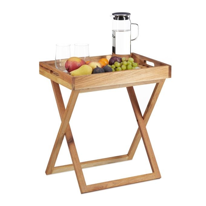 Relaxdays Inklapbare Dienbladtafel