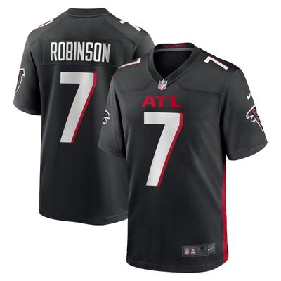 Footballtrikot NIKE "Nike Trikot Atlanta Falcons NFL Home Game Jersey Robinson 7", Herren, Gr. L, schwarz (mehrfarbig), 100% Polyester, Trikots