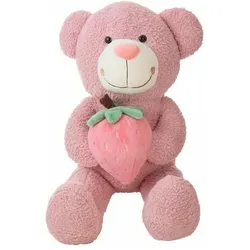 BigBuy Plüschbär Erdbeere 75 cm (75 cm)