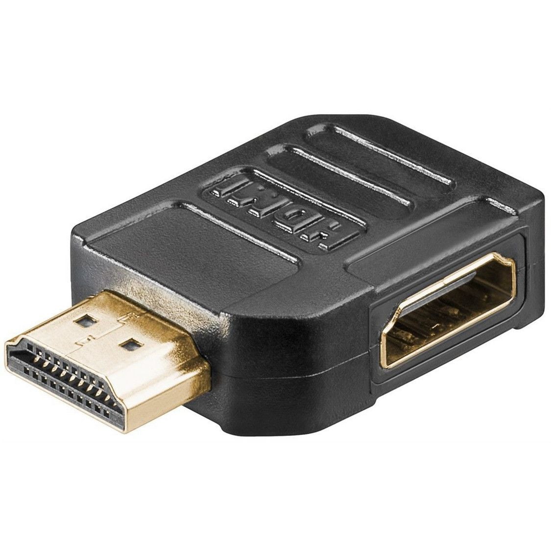 Goobay HDMI-adapter HDMI-vrouw naar HDMI-man 270 graden zwart