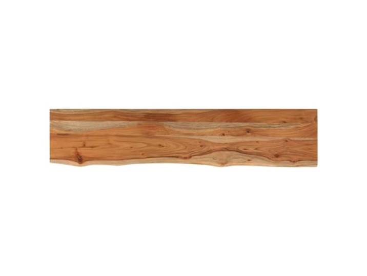 Tischplatte 160x30x2,5 cm aus Massivholz Akazien, für Rand Tischplatte, Massivholz Akazie Rand, rustikaler Stil, leicht zu reinigen, Unikat