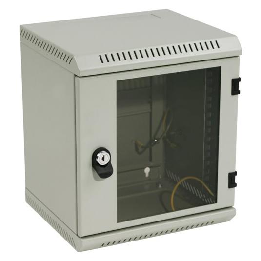 Triton 10" Wandschrank, 9HE, 1 teilig, grau (9 HE, 10 Zoll Rack) (907090)