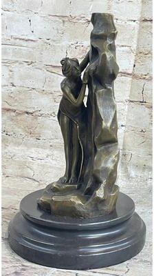 Bronzhaus Handmade Moreau Enchanting Beauty Bronze Sculpture Art Marble Figurine Hot Cast