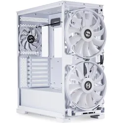Lian-Li Lancool 215 (ATX, E-ATX, mATX, Mini-ITX), PC Gehäuse, Weiss