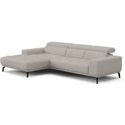 COTTA Ecksofa mit Funktion Jamba Stoff Beige