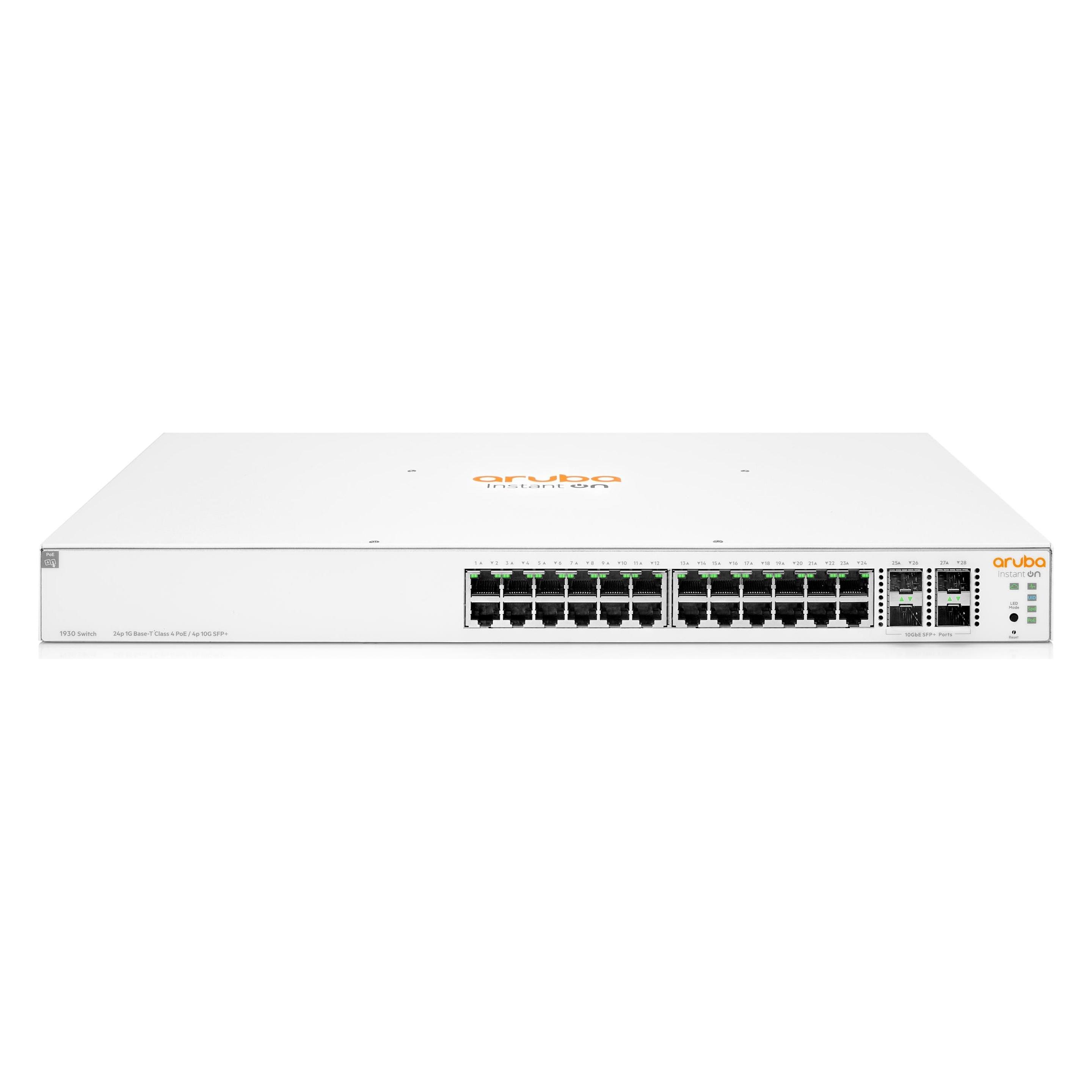 Aruba HPE IOn 1930 24G 4SFP+ 370W Sw (24 Ports) (JL684B#ABB)