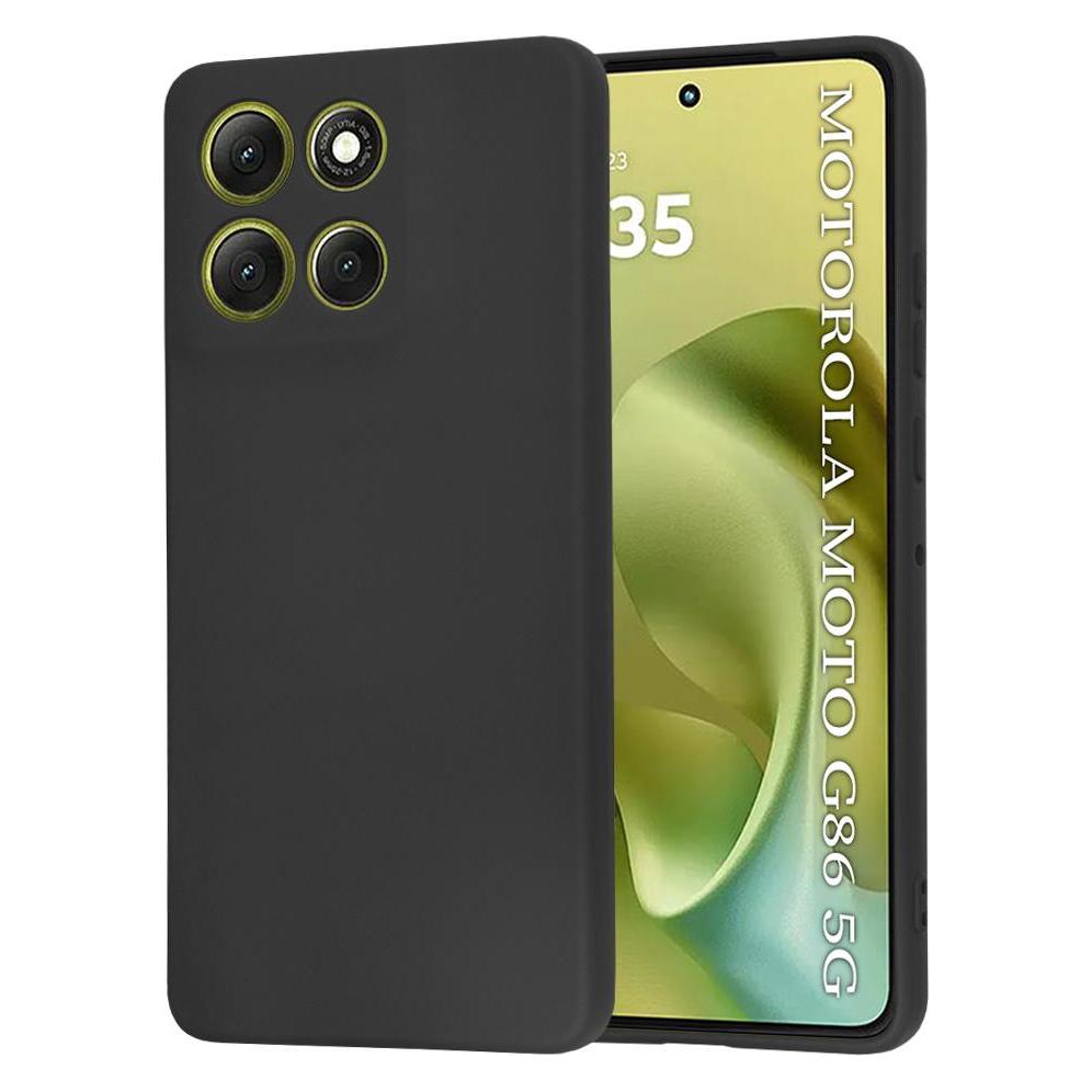 Techsuit - SoftFlex - Motorola Moto G86 - Black (Motorola Moto G86) (59748967)