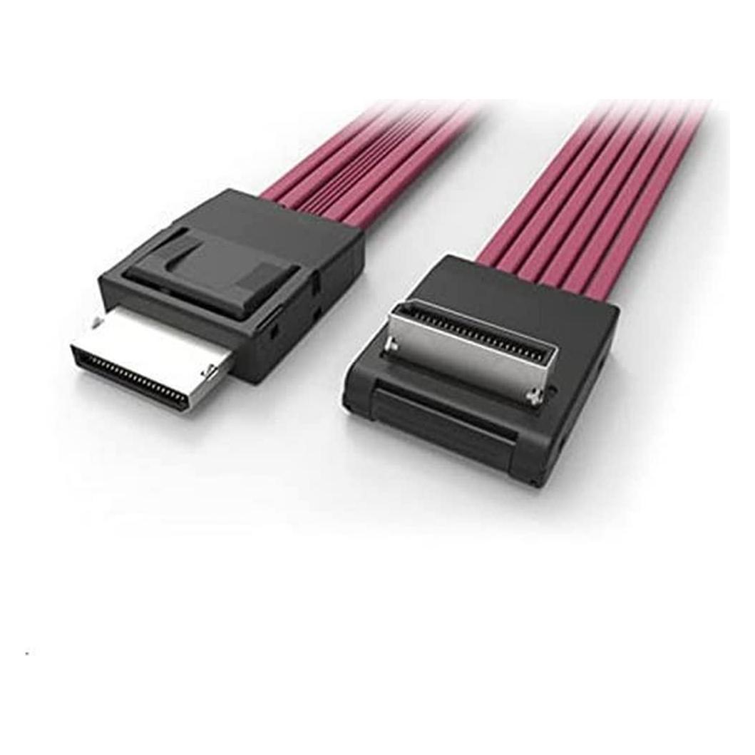 Intel AXXCBL530CVCR Cable Kit Oculink 530mm Vertical to Right angle connector (53 cm, SAS) (AXXCBL530CVCR)