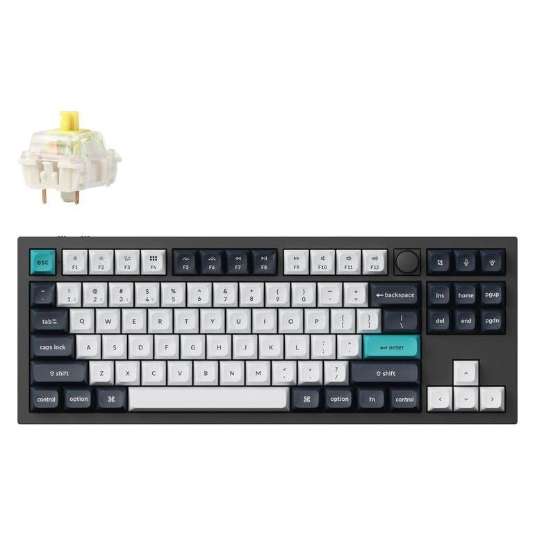 Keychron Q3M-M4 (US, Kabelgebunden, Kabellos) (Q3M-M4)