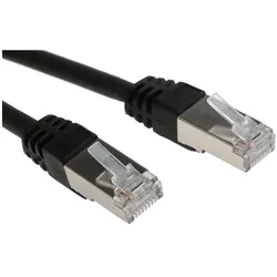 RS PRO Patch cord Cat6 FTP LSZH Black 25m (FTP, CAT6, 25 m), Netzwerkkabel