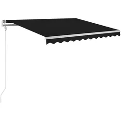 vidaXL Markise Automatisch Einziehbar 300x250 cm Anthrazit
