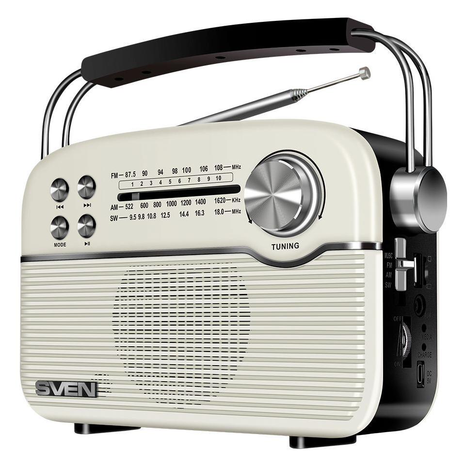 Sven Wieża SRP-500 przenośne radio bezprzewodowe (AM, FM, Bluetooth) (46915736)