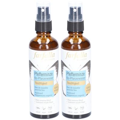Farfalla Bio-Pflanzenwasser Pfefferminze Spr 75 ml x2 2x75