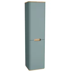 VitrA Sento Hochschrank 65909 40x35x157,5cm, mit Wäschekorb, Türanschlag rechts, fjordgrün matt, Dekor