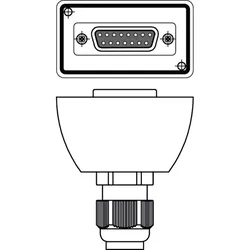Leuze Anschlussleitung AC-D15E-GF