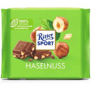 Ritter-Sport Tafelschokolade Haselnuss, 100 g