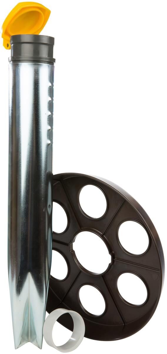 Bodenanker "Stewi zum Einschlagen", grau, Ø 5,5mm, Stahl, Bodenanker, Bodenanker grau Ø 5,5mm