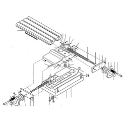 PROXXON 24106-75 Schraube für Feinfräse FF230 & Kreuztisch KT230